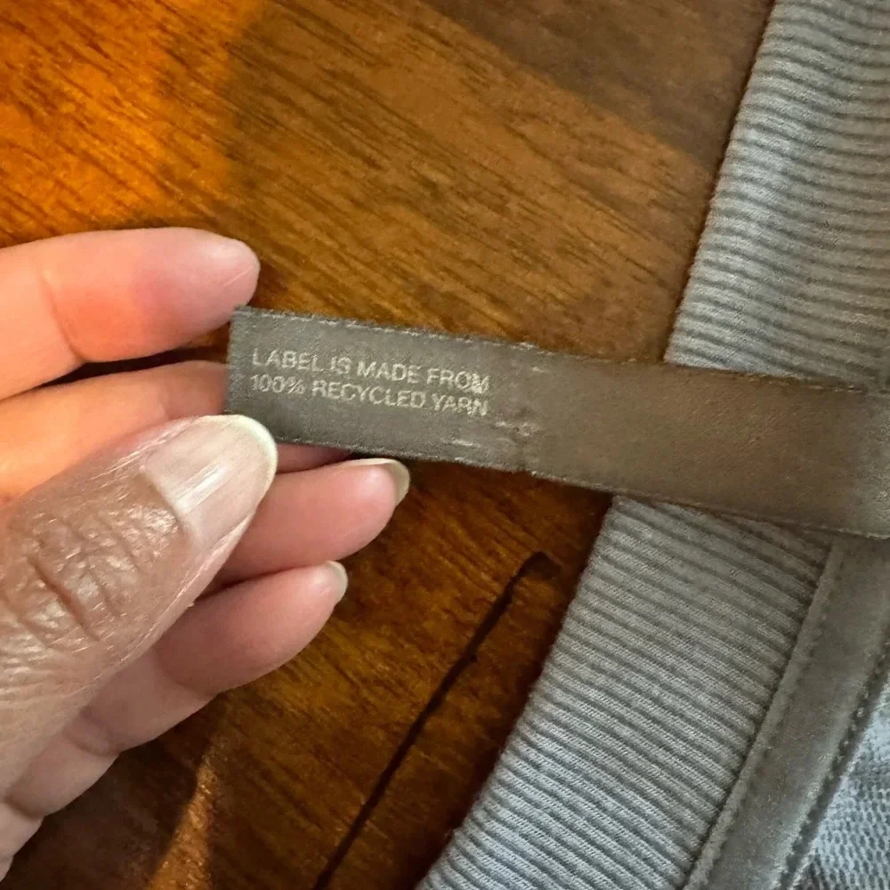 Mondetta Women's Printed Crewneck Active Sweatshirt Soft Gray Blue Size Large - Picture 5 of 11